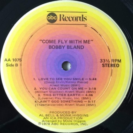 Bobby Bland - Come Fly With Me