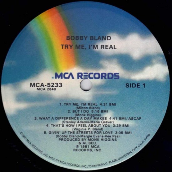 Bobby Bland - Try Me Im Real