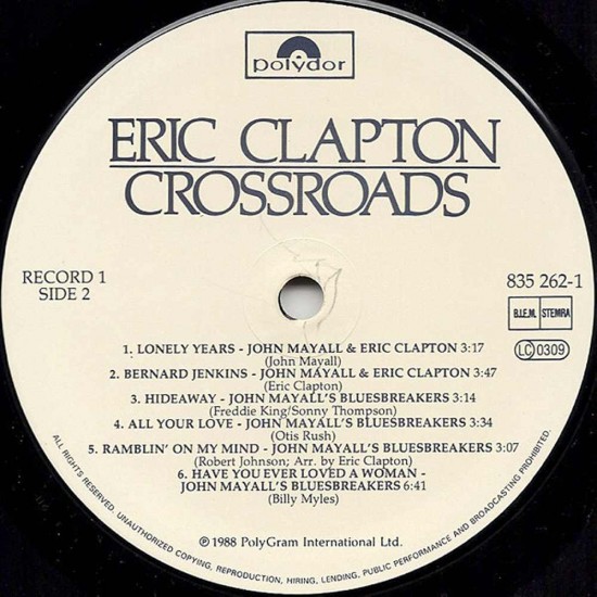 Eric Clapton - Crossroads Box Set