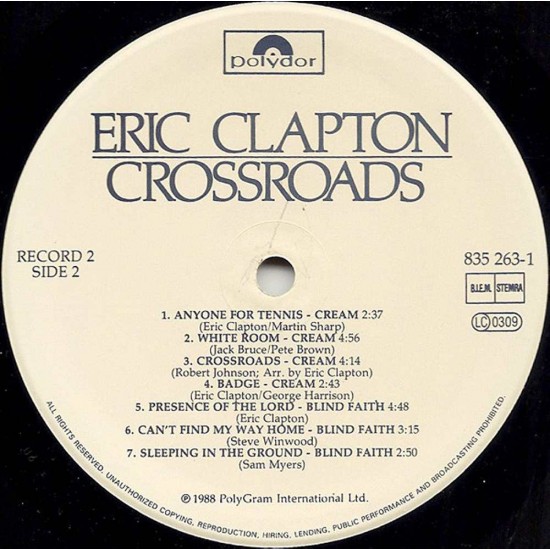 Eric Clapton - Crossroads Box Set