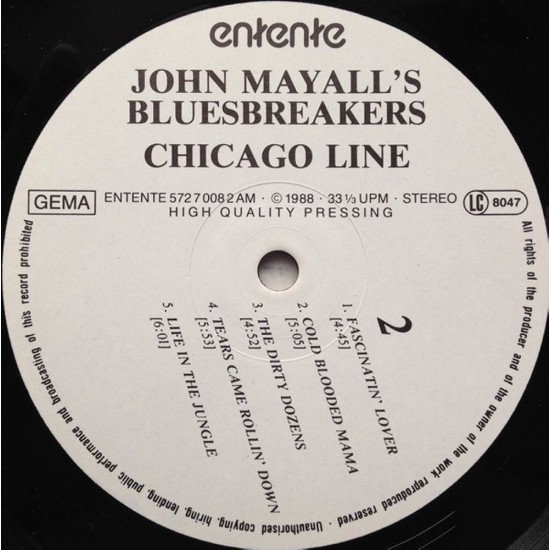 John Mayalls Bluesbreakers - Chicago Line