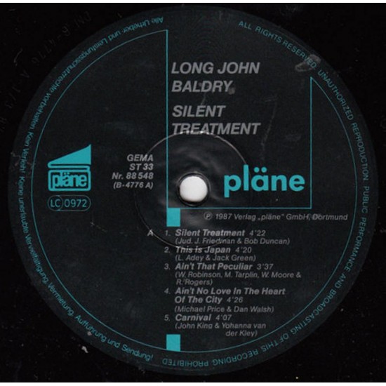 Long John Baldry - Silent Treatment