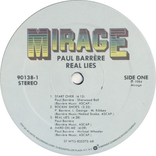 Paul Barrere - Real Lies