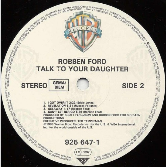 Robben Ford - Talk To Your Daughter