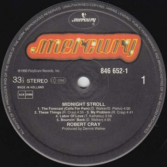 Robert Cray - Midnight Stroll
