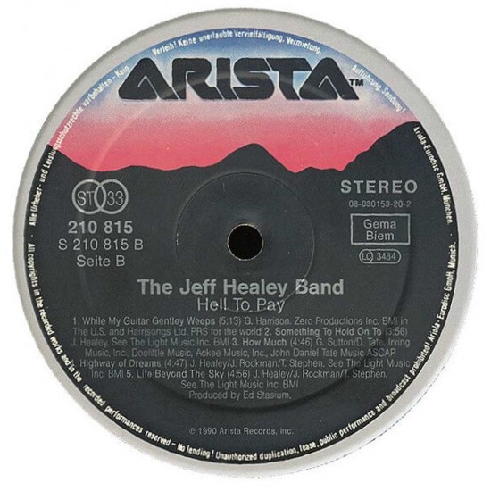 The Jeff Healey Band - Hell To Pay