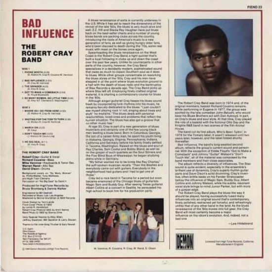 The Robert Cray Band - Bad Influence