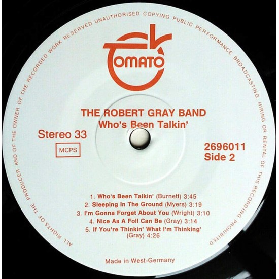 The Robert Cray Band - Whos Been Talkin