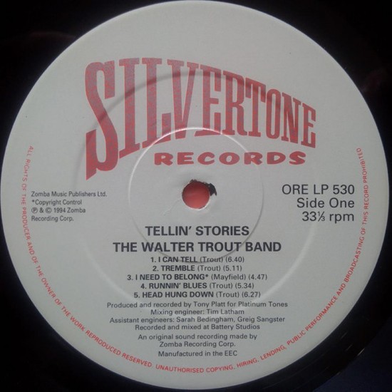 Walter Trout Band - Tellin Stories
