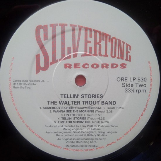 Walter Trout Band - Tellin Stories