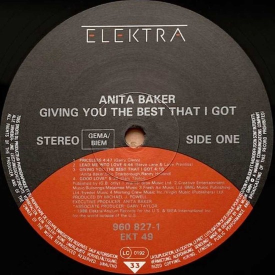 Anita Baker - Giving You The Best I Got