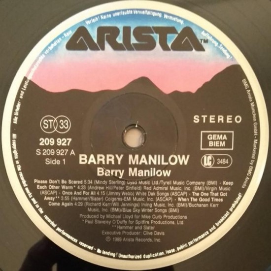 Barry Manilow - Barry Manilow