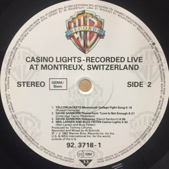 Various Artist - Casino Lights Live At Montreux