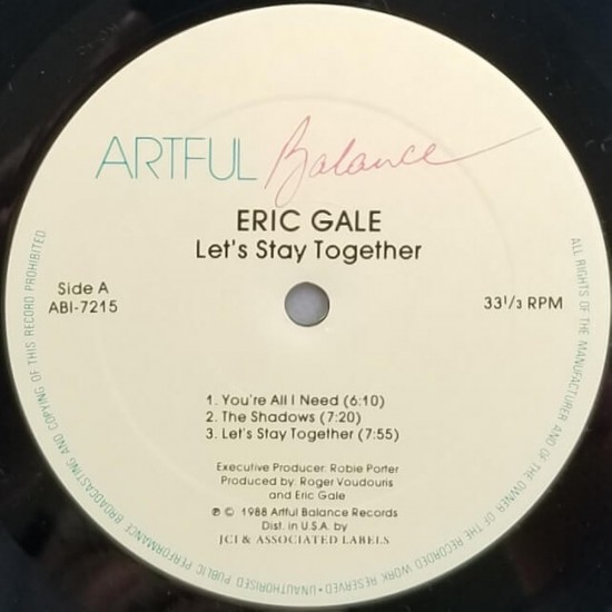 Eric Gale - Lets Stay Together