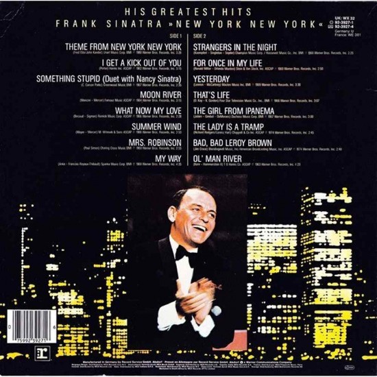 Frank Sinatra - His Greatest Hits New York New York