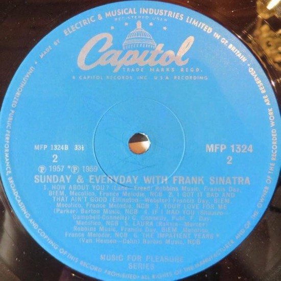 Frank Sinatra - Sunday And Everday