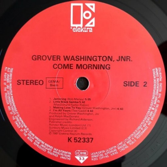 Grover Washington Jr. - Come Morning
