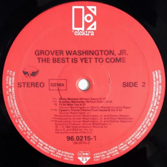 Grover Washington Jr. - The Best Is Yet To Come