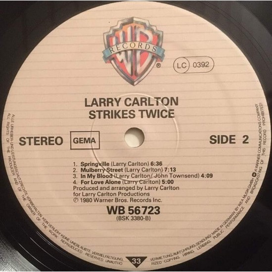 Larry Carlton - Strikes Twice