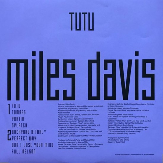 Miles Davis - Tutu