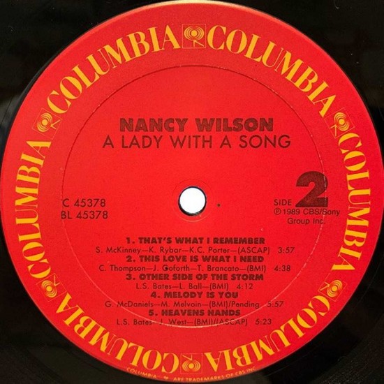 Nancy Wilson - A Lady With A Song