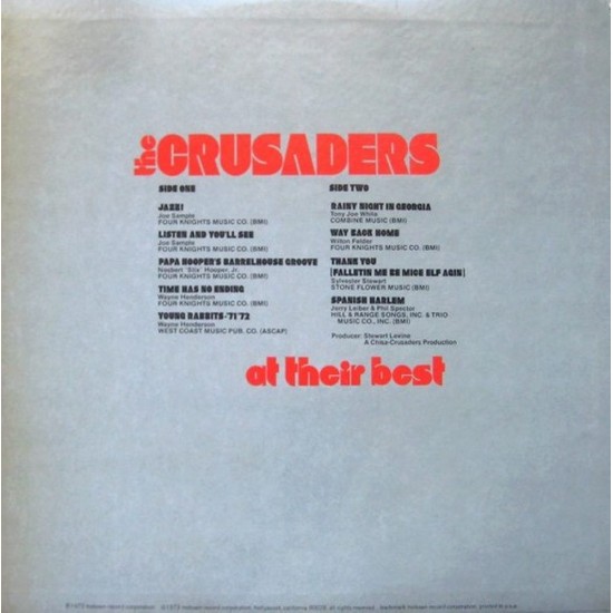 The Crusaders - At Their Best