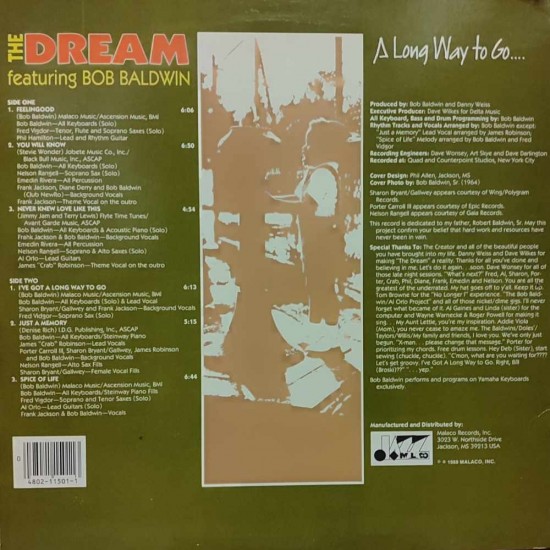 The Dream - Featuring Bob Baldwin - A Long Way To Go