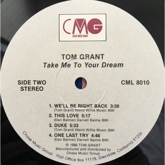 Tom Grant - Take Me To Your Dream