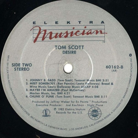 Tom Scott - Desire