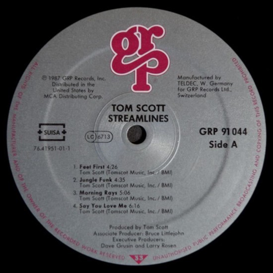 Tom Scott - Streamlines