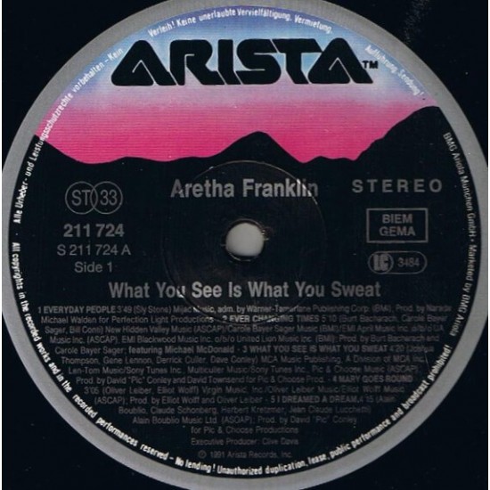 Aretha Franklin - What You See Is What You Sweet