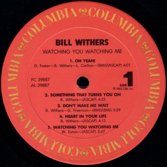 Bill Withers - Watching You Watching Me