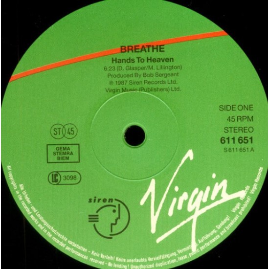 Breathe - Hands To Heaven - Maxi Single