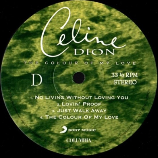 Celine Dion - The Color Of My Love