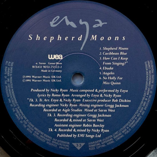 Enya - Shepherd Moons