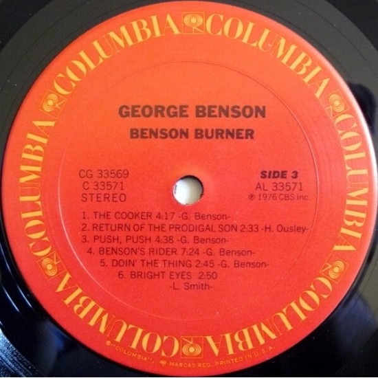 George Benson - Benson Burner