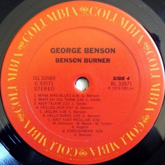 George Benson - Benson Burner