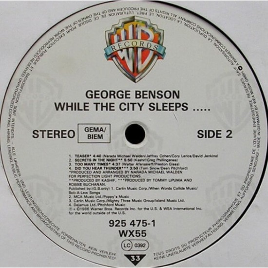 George Benson - While The City Sleeps