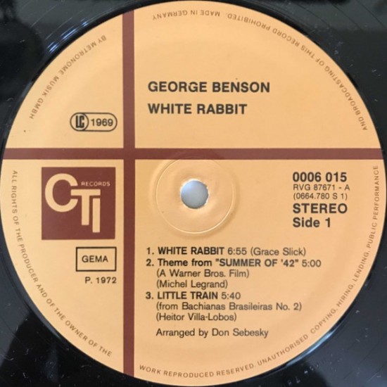 George Benson - White Rabbit