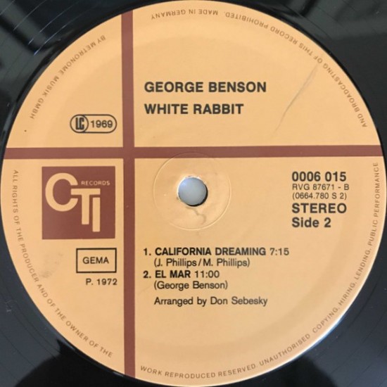 George Benson - White Rabbit