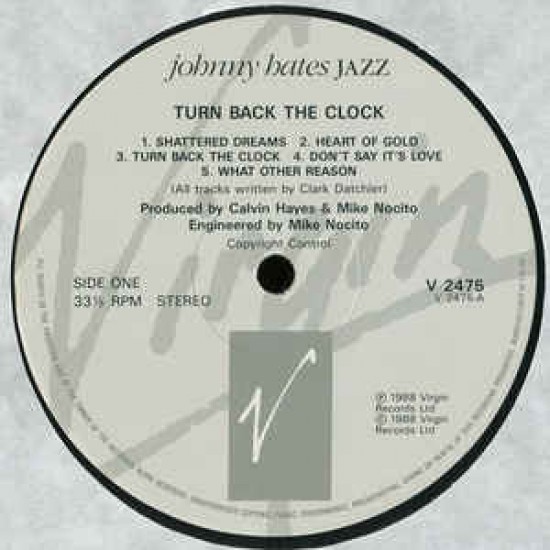 Johnny Hates Jazz - Turn Back The Clock