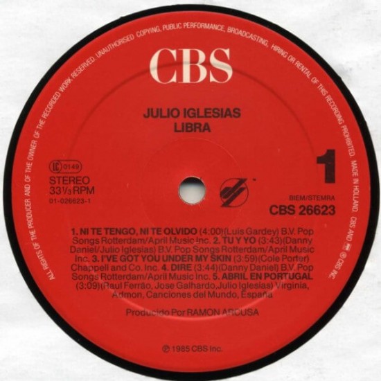 Julio Iglesias - Libra