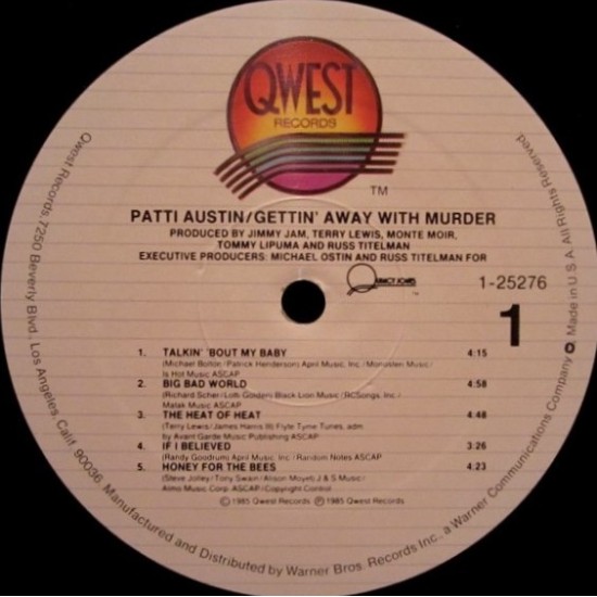 Patti Austin - Gettin Away With Murder