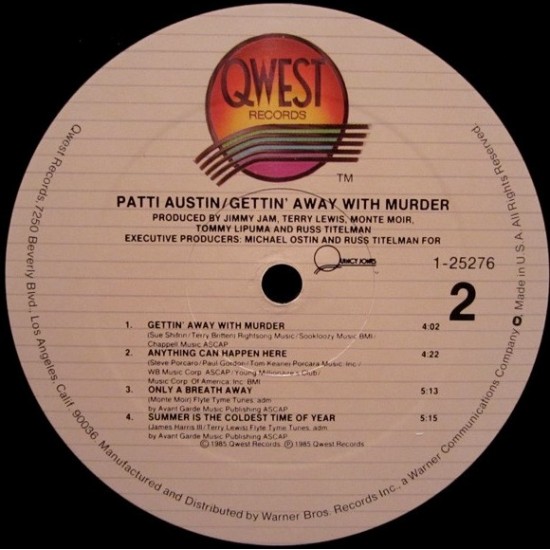 Patti Austin - Gettin Away With Murder