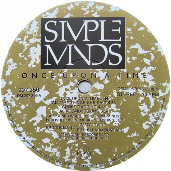 Simple Minds - Once Upon A time