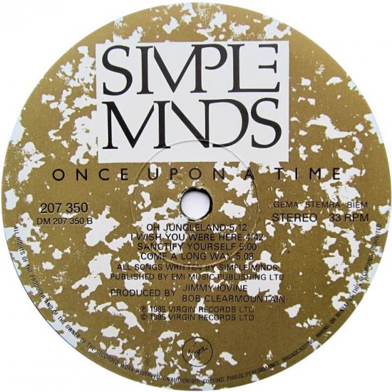 Simple Minds - Once Upon A time