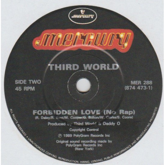 Third World - Forbidden Love Maxi Single