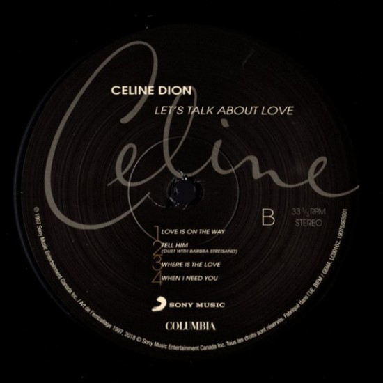 Celine Dion - Let's Talk About Love