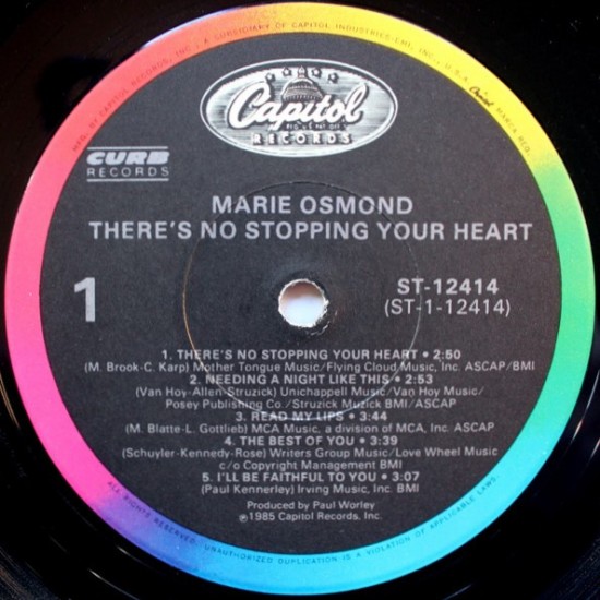 Marie Osmond - There's No Stopping Your Heart