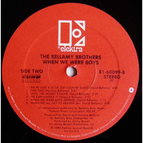 Bellamy Brothers - When We Were Boys